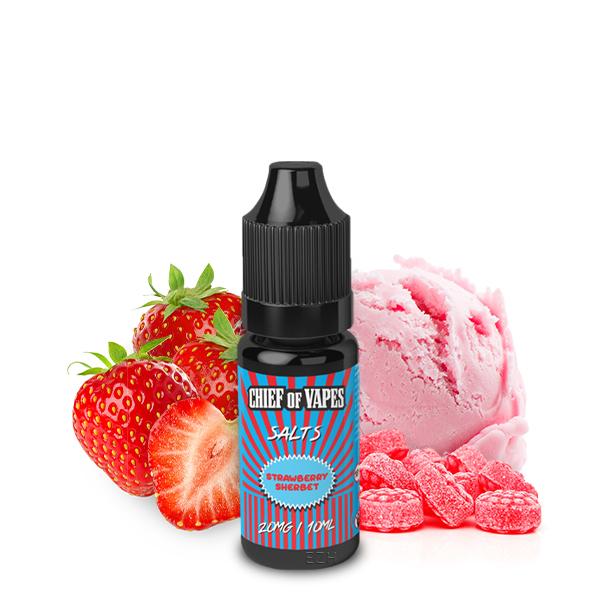 CHIEF OF VAPES Strawberry Sherbet Nikotinsalz Liquid 10ml