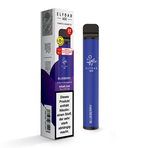 Elfbar 600 Einweg E-Zigarette - Blueberry