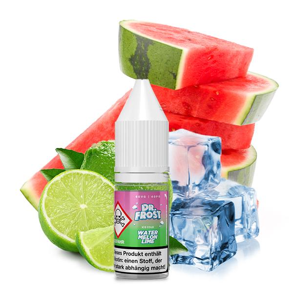 DR. FROST Ice Cold Watermelon Lime Nikotinsalz Liquid 10 ml