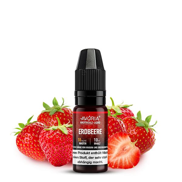 AVORIA Erdbeere Nikotinsalz Liquid 10 ml
