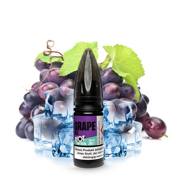 RIOT SQUAD BAR EDITION Grape Ice Nikotinsalz Liquid 10 ml
