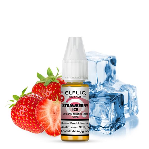 ELFBAR ELFLIQ Strawberry Ice Nikotinsalz Liquid 10 ml