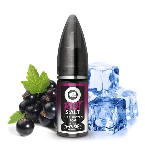 RIOT SQUAD Black Edition Pure Frozen Acai Nikotinsalz Liquid 10 ml