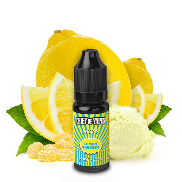 CHIEF OF VAPES Lemon Sherbet Nikotinsalz Liquid 10ml