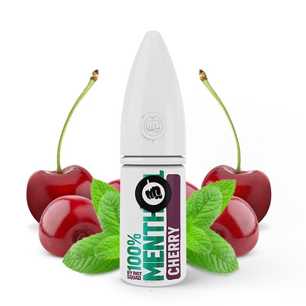 RIOT SQUAD 100% Menthol Cherry Hybrid Nikotinsalz Liquid 10 ml