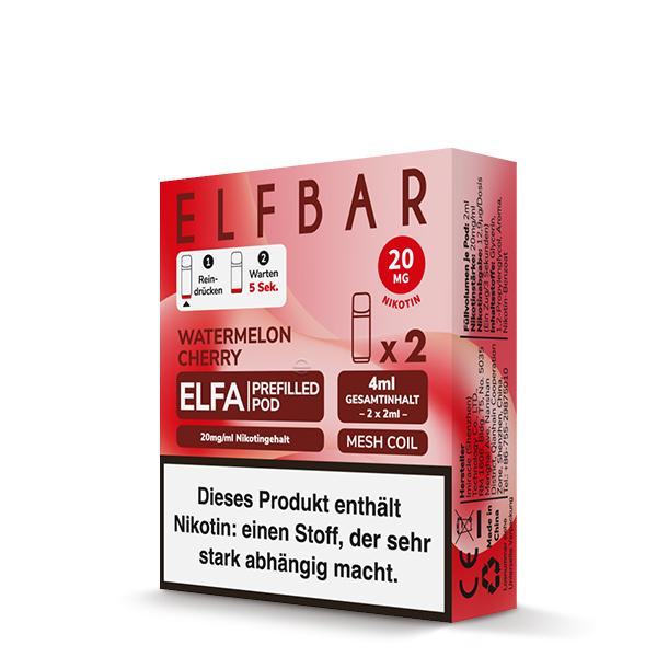 2x Elfbar ELFA Pod - Watermelon Cherry