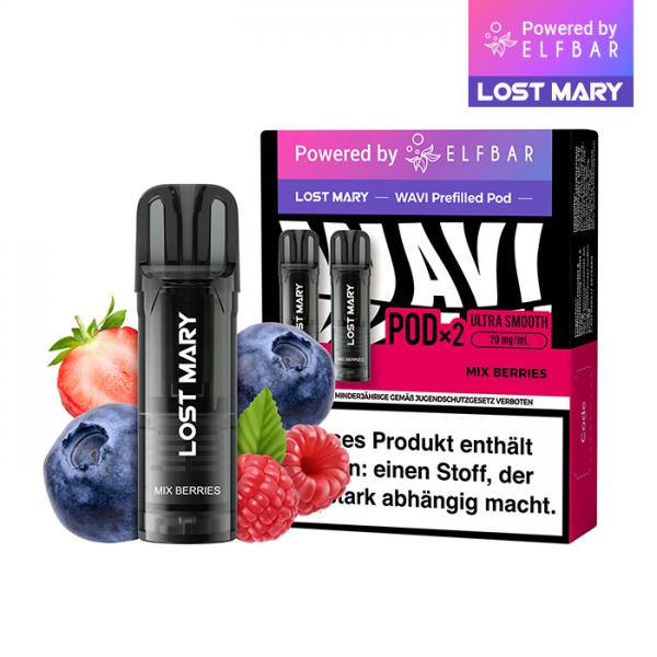 2x Lost Mary Wavi Pod - Mix Berries