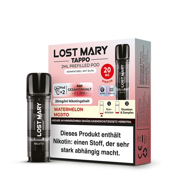 2x Lost Mary TAPPO Prefilled Pod - Watermelon Mojito