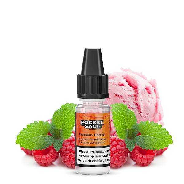 POCKET SALT Raspberry Sherbet Nikotinsalz Liquid 10 ml