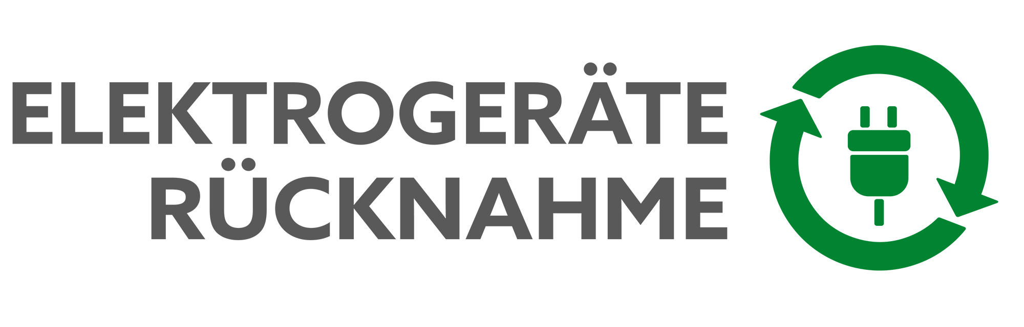 Sammelstellenlogo zur Kennzeichnung von R&uuml;cknahmestellen (ElektroG Anlage 3a)