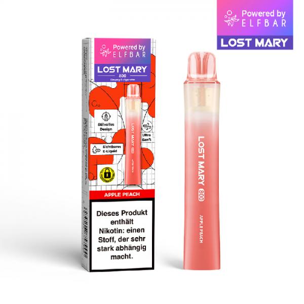 Lost Mary 800 Einweg E-Zigarette - Apple Peach