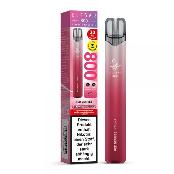 Elfbar 800 Einweg E-Zigarette - Red Berries