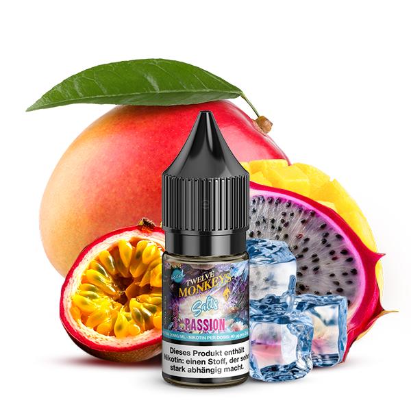 TWELVE MONKEYS Passion Red Nikotinsalz Liquid 10 ml