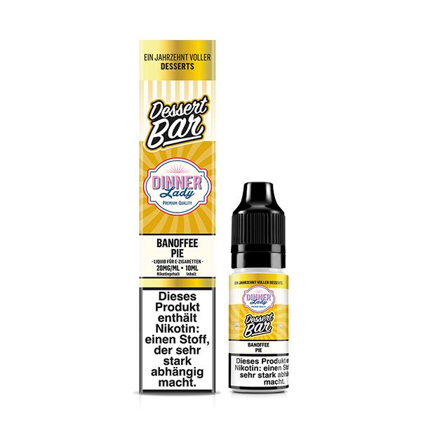 DINNER LADY Banoffee Pie Nikotinsalz Liquid 10 ml