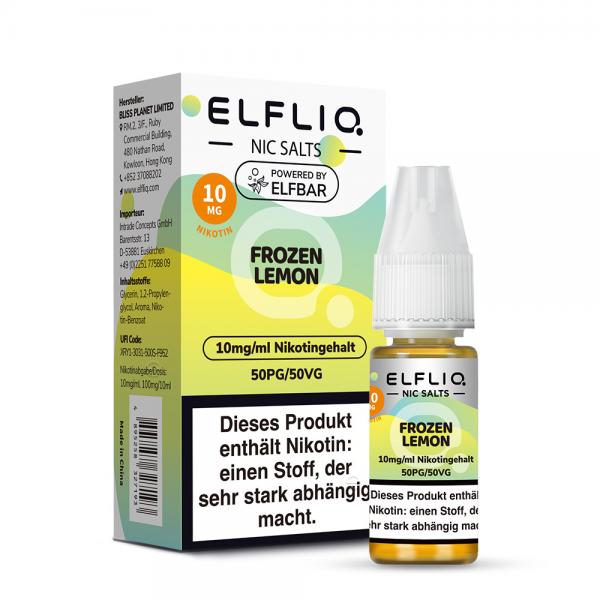 ELFBAR ELFLIQ Frozen Lemon Nikotinsalz Liquid 10 ml