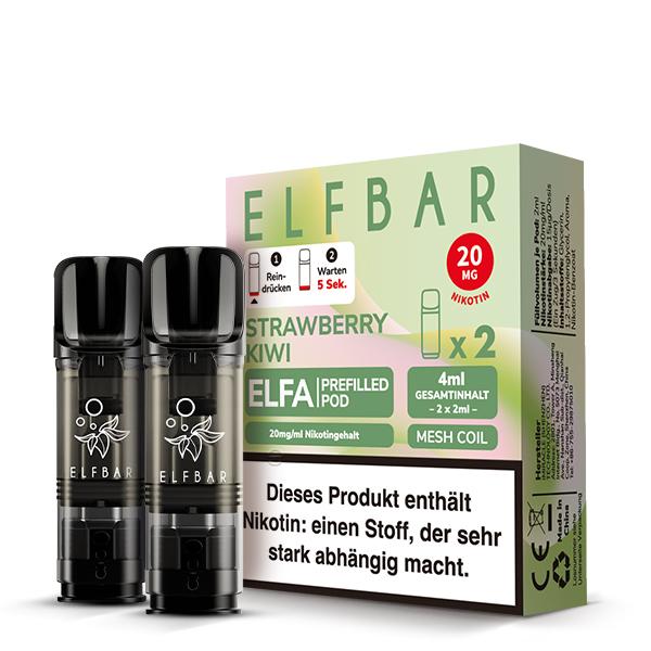 2x Elfbar ELFA Pod - Strawberry Kiwi