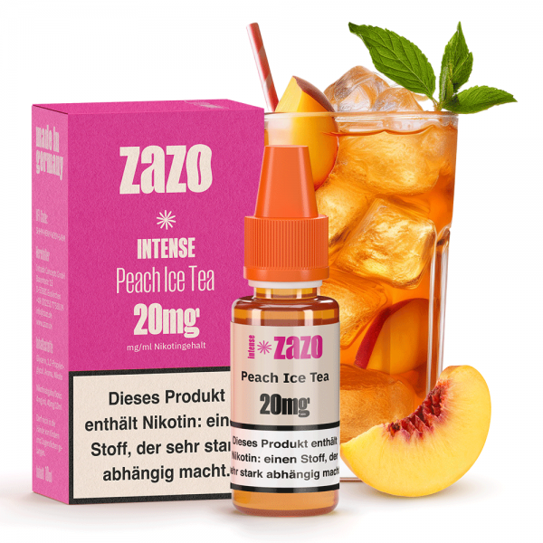 ZAZO INTENSE Peach Ice Tea Nikotinsalz Liquid
