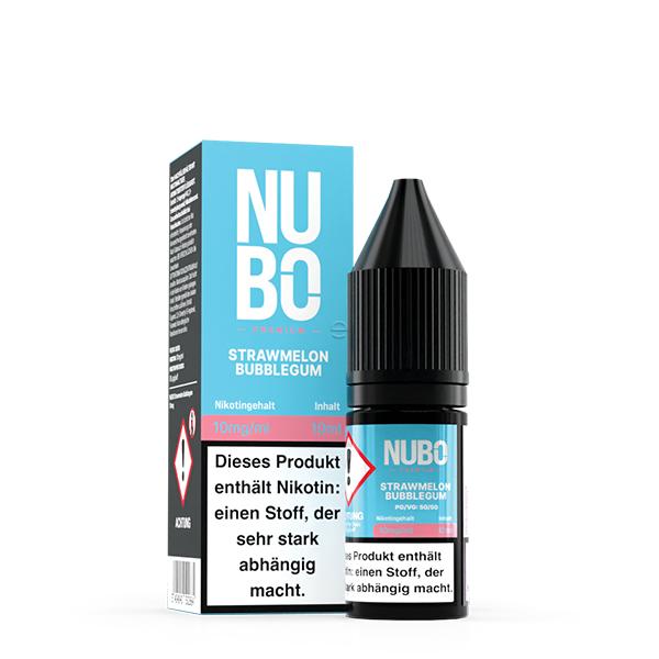 NUBO Strawmelon Bubblegum Nikotinsalz Liquid 10 ml