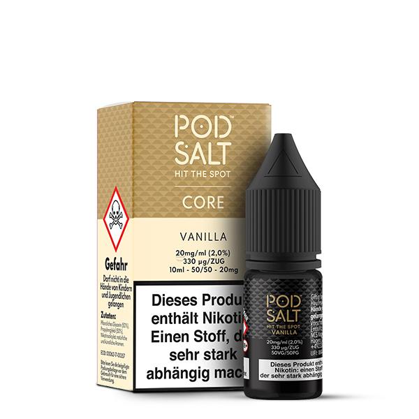 POD SALT CORE Vanilla Nikotinsalz Liquid 10 ml