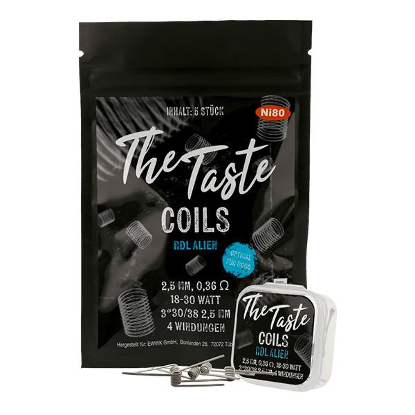 The Taste Coils - NI80 RDL Alien 0.36 Ohm