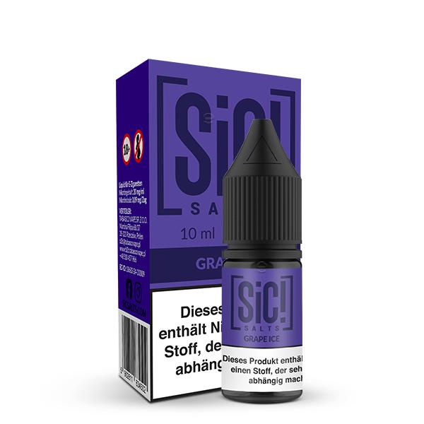 SIC! Grape Ice Nikotinsalz Liquid 10 ml