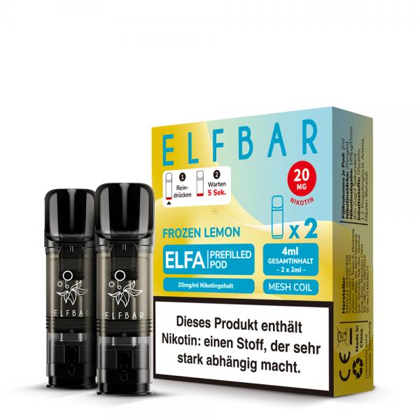 2x Elfbar ELFA Pod - Frozen Lemon