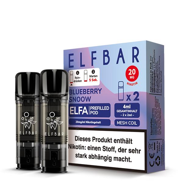2x Elfbar ELFA Pod - Blueberry Snoow (ehem. Berry Snoow)