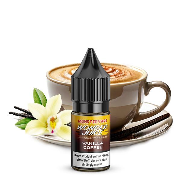 WONDERJUICE Vanilla Coffee Nikotinsalz Liquid 10 ml
