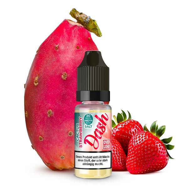 DASH LIQUIDS OVERLOAD Cactus Strawberry Nikotinsalz Liquid 10ml