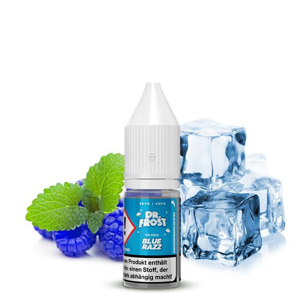 DR. FROST Ice Cold Blue Razz Nikotinsalz Liquid 10 ml
