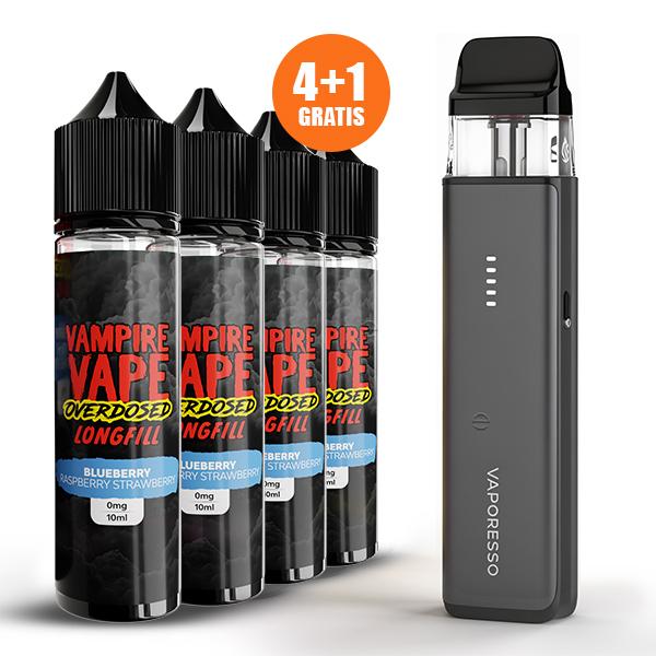 VAMPIRE VAPE Overdosed Aroma Promo 4 + 1 Xros 6 Mini Gratis Bundle