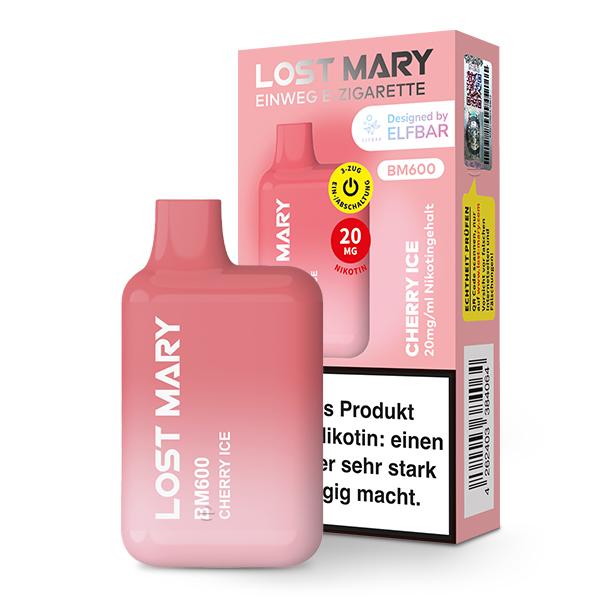 Lost Mary BM600 CP Einweg E-Zigarette - Cherry Ice