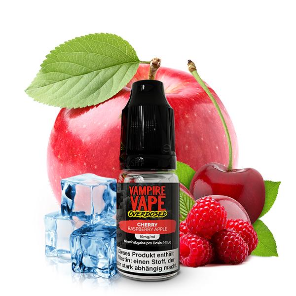 VAMPIRE VAPE OVERDOSED Cherry Raspberry Apple Nikotinsalz Liquid 10 ml