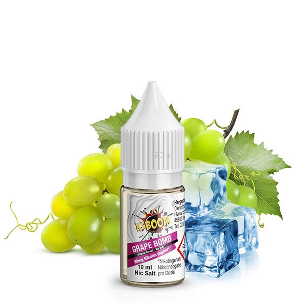 K-BOOM Grape Bomb Original Rezept Nikotinsalz Liquid 10 ml