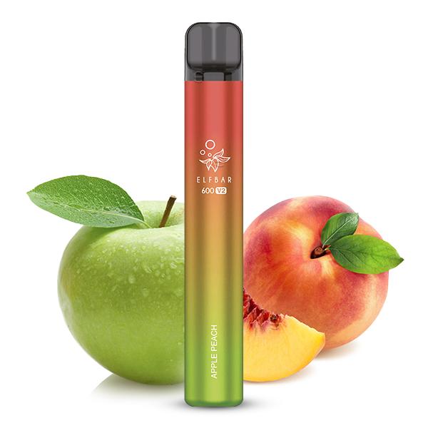 Elfbar 600 V2 CP Einweg E-Zigarette - Apple Peach