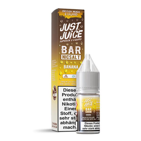 JUST JUICE BAR RANGE Banana Nikotinsalz Liquid 10 ml
