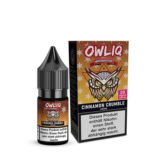 OWLIQ Winteredition Cinnamon Crumble Nikotinsalz Liquid 10 ml