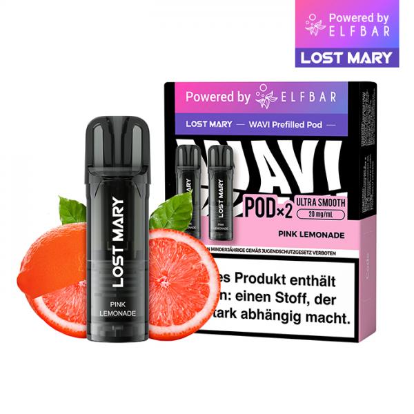 2x Lost Mary Wavi Pod - Pink Lemonade
