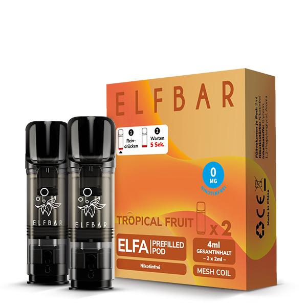 2x Elfbar ELFA Pod - Tropical Fruit
