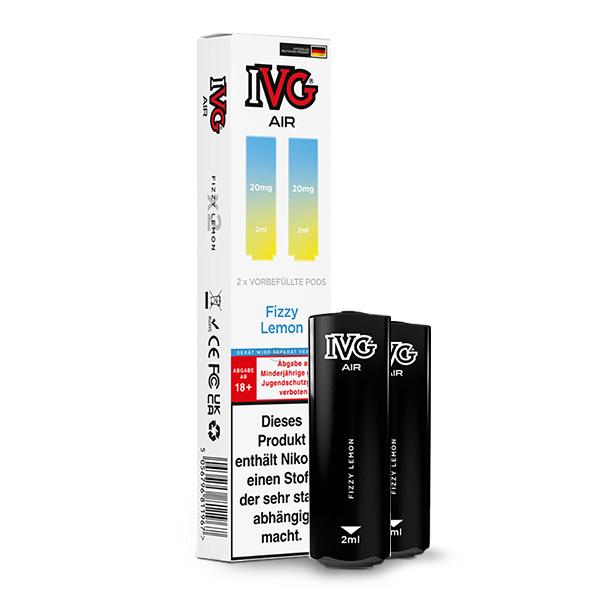 2x IVG Air Prefilled Pod - Fizzy Lemon