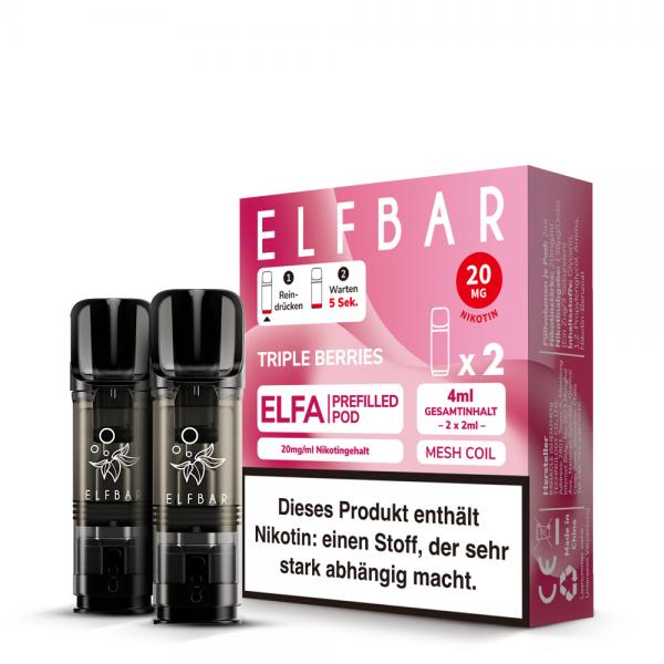 2x Elfbar ELFA Pod - Triple Berries