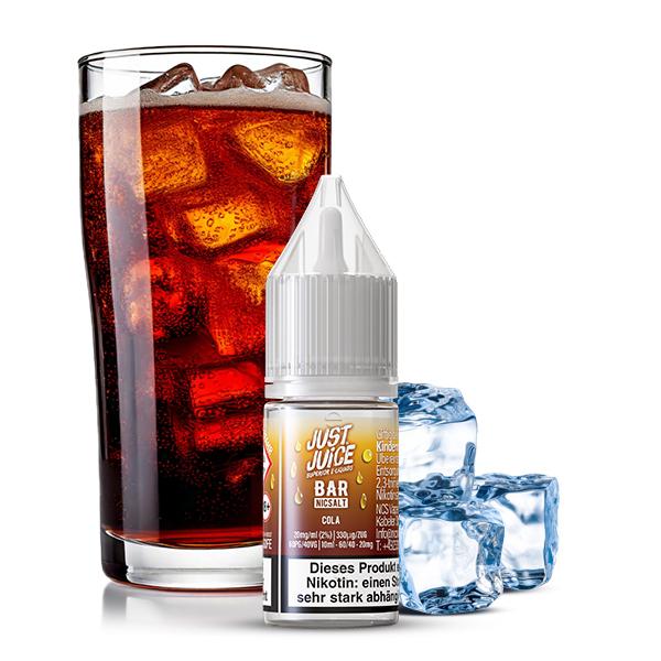 JUST JUICE BAR RANGE Cola Nikotinsalz Liquid 10 ml