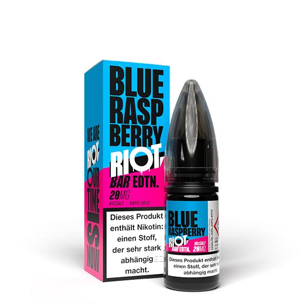 RIOT SQUAD BAR EDITION Blue Raspberry Nikotinsalz Liquid 10 ml