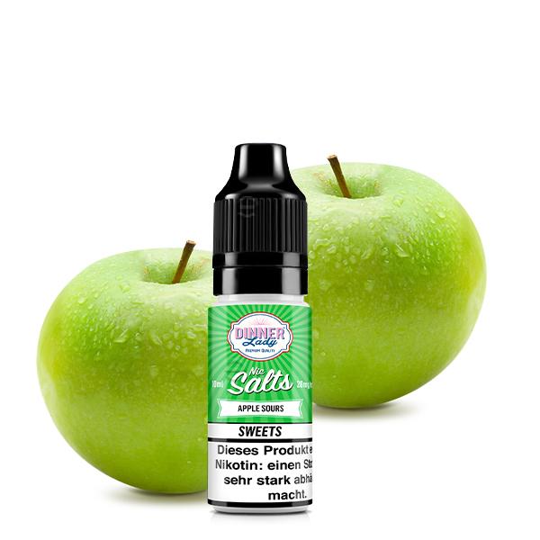 DINNER LADY Apple Sours Nikotinsalz Liquid 10 ml