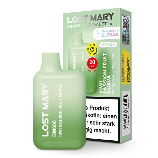 Lost Mary BM600 CP Einweg E-Zigarette - Kiwi Passion Fruit Guava