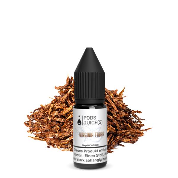 PODS JUICE(S) Virginia Tabak Nikotinsalz Liquid 10 ml