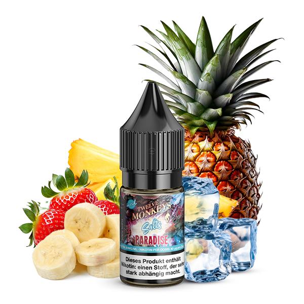 TWELVE MONKEYS Paradise Iced Nikotinsalz Liquid 10 ml