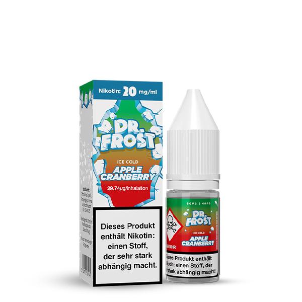 DR. FROST Ice Cold Apple Cranberry Nikotinsalz Liquid 10 ml