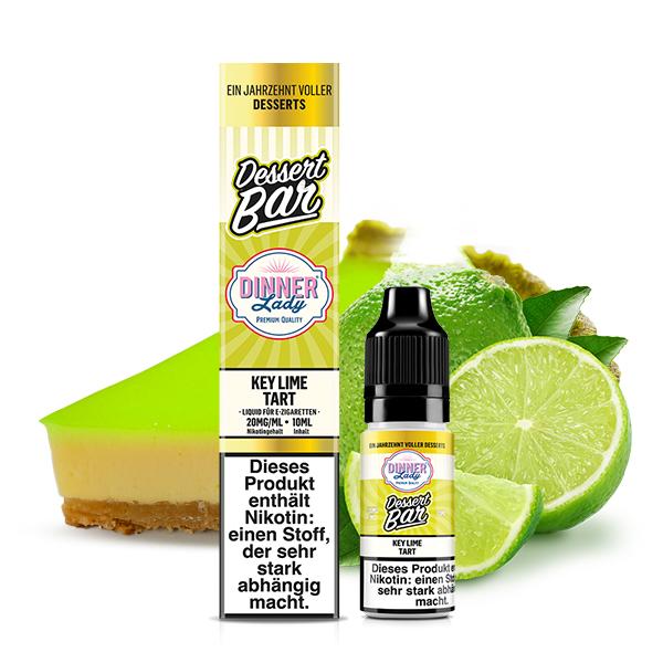 DINNER LADY Key Lime Tart Nikotinsalz Liquid 10 ml
