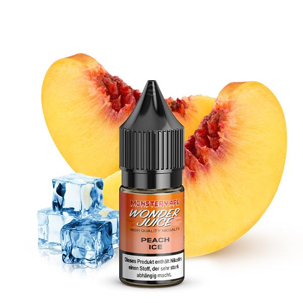 WONDERJUICE Peach Ice Nikotinsalz Liquid 10 ml